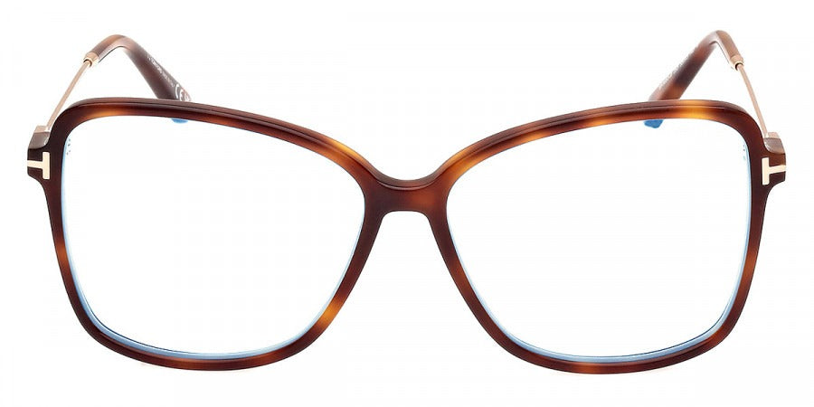 Tom Ford Eyeglasses FT5953-B 053 55 - Blonde Havana Women 55mm