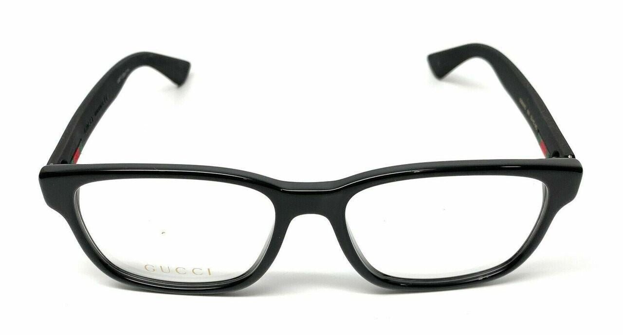 GUCCI GG0011O 005 Rectangular Square Black Men's Eyeglasses Frame 55 mm