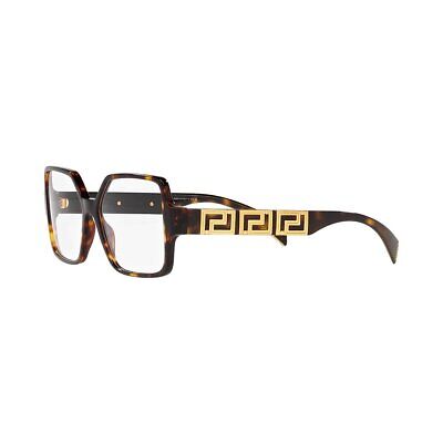 NEW Versace VE3337F-108-55 Havana Eyeglasses