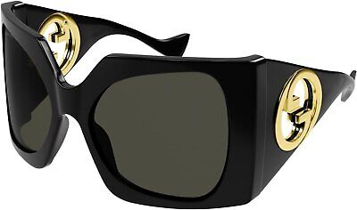 Gucci GG1255S Black Gold/Grey 64/20/125 women Sunglasses