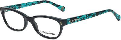 Dolce & Gabbana D&G DD 1205 Eyeglasses 1826 Black Demo Lens 50-17-135