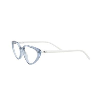 Ray-Ban Rx7188 Rectangular Prescription Eyeglass Frames Blue 52mm