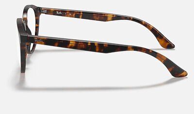 Ray-Ban Rx5380 Round Prescription Eyeglass Frames, Havana Opal Brown/Demo...