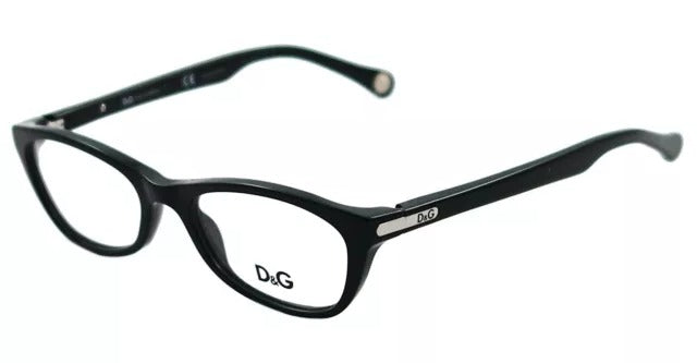 DOLCE&GABBANA D&G Eyeglasses DD 1218 BLACK 501 49x17x135mm