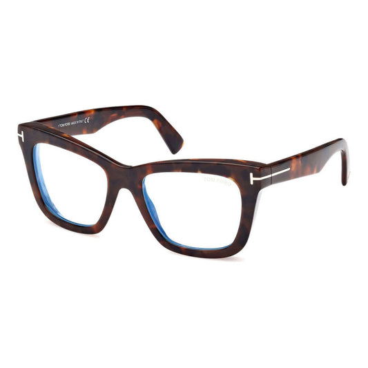 Tom Ford FT5881-B 052 Blue Light Block Square Ladies Eyeglasses 52mm