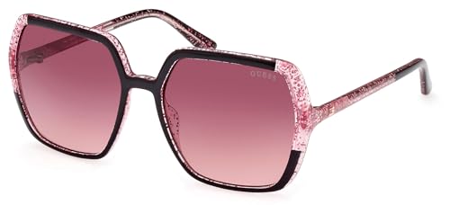 GUESS Glitter Square Plastic Sunglasses