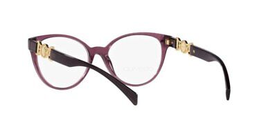 Versace Demo Cat Eye Ladies Eyeglasses VE3334 5220 55