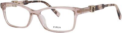 Furla VFU378 Transparent Brown 53/15/135 unisex Eyeglasses Frame