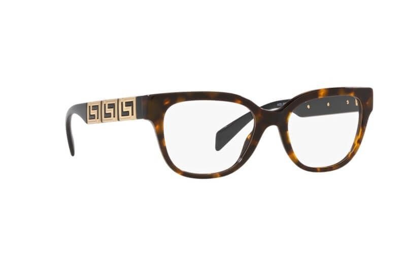 VERSACE EYEGLASSES VE3338 5404 HAVANA