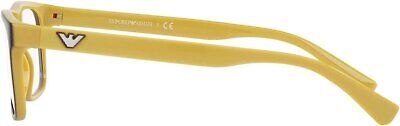 Armani EA3097 Eyeglass Frames 5555-55 - Topaz Brown On Yellow 55mm
