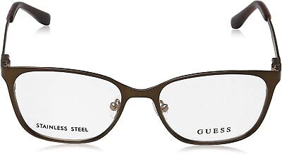 Guess GU-2623-050 Dark Brown Cat-Eye Women's Acetate Eyeglasse 50x17x135mm