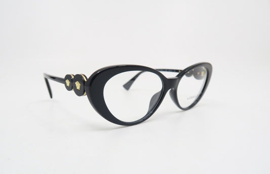 VERSACE 0VE3331U GB1 Eyeglasses Black Frame 55 Mm