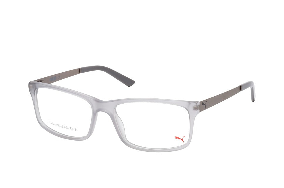 Puma Eyeglasses PE0016O 020 56 Grey Men's 56mm