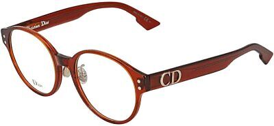 Dior Demo Round Ladies Eyeglasses DIORCD3F 02LF 50