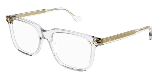 GUCCI GG0737O 017 Eyeglasses Crystal Frame 53mm