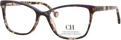Eyeglasses CH by Carolina Herrera VHE 820 K Tortoise Blue Trim 096X