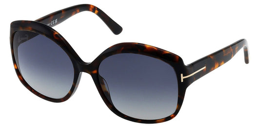 Tom Ford Women Sunglasses FT0919 Chiara-02 55D 60 - Shiny Havana