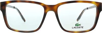 Lacoste L2867 214 Havana Modified Rectangle Eyeglasses for mens