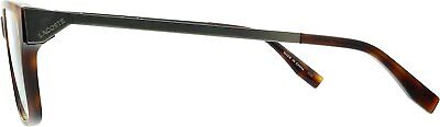 Lacoste L2867 214 Havana Modified Rectangle Eyeglasses for mens