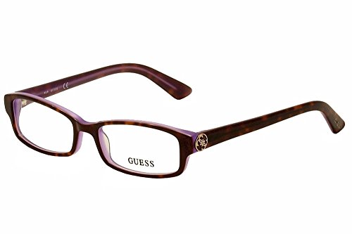 Guess GU2526 Eyeglass Frames - Dark Havana Frame, 52 mm Lens Diameter GU252652052
