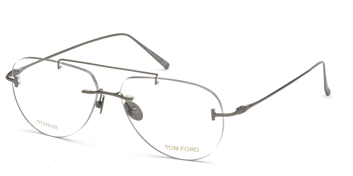 TOM FORD FT5679 008 Clear Demo Lens Pilot Eyeglasses