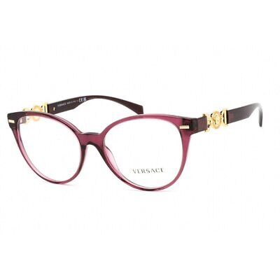 Versace Demo Cat Eye Ladies Eyeglasses VE3334 5220 55