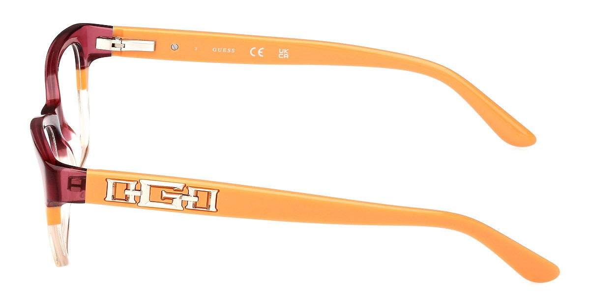 Guess GU2979 044 52 Orange Eyeglasses 52mm