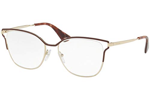 Prada 0PR 54UV Bordeaux/Pale Gold 1 One Size 53x17x145mm