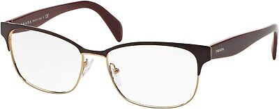 Prada PR 65RV Glasses in Black Silver PR 65RV 7AX1O1 53mm