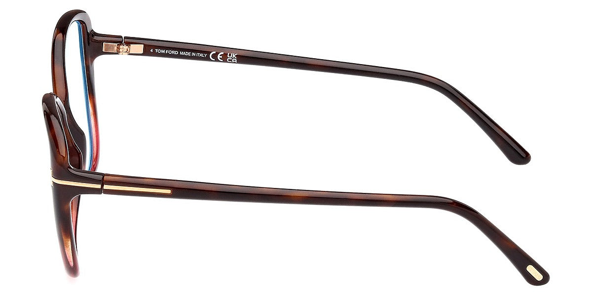 Tom Ford FT5907-B 055 55 Colored Havana Eyeglasses