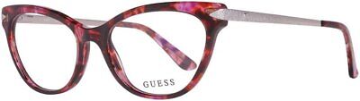 Guess GU-2683-074 Pink Cat-Eye Women's Acetate Eyeglasses 52x17x140mm