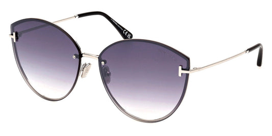 Tom Ford Women Sunglasses FT1106 Evangeline 16C 63 - Shiny Palladium 63mm