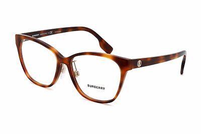 New BURBERRY BE 2345F 3316 Eyeglasses Light Havana 54mm