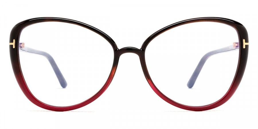 Tom Ford FT5907-B 055 55 Colored Havana Eyeglasses