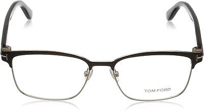 Tom Ford FT5323 Square Metal Optical Brown Rose Gold Eyeglasses TF5323 048 New