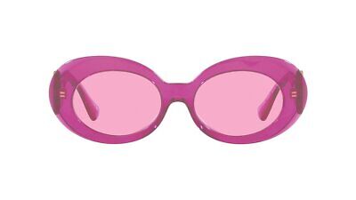 VERSACE Fuchsia Pink Oval Ladies Sunglasses 54mm