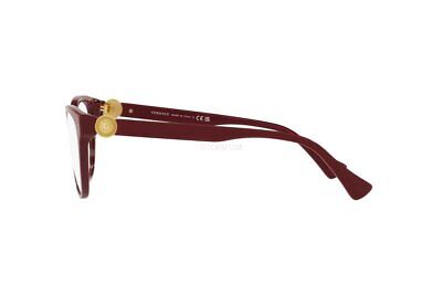 New Versace Cat Eye Ladies Eyeglasses VE3330 5388 55mm