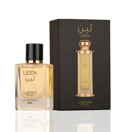 Lattafa Pride Perfumes Leen Unisex Travel Mini Eau De Parfum (0.6oz) 20ML