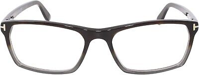 Eyeglasses Tom Ford FT 5295 055 Shiny Grad. Havana-to-transp. Grey/Blue Block L