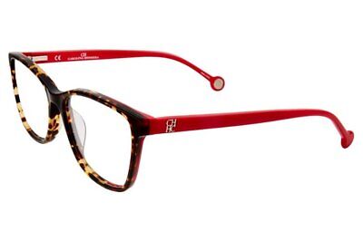 NEW Carolina Herrera VHE717K-0741 Havana Red 54mm