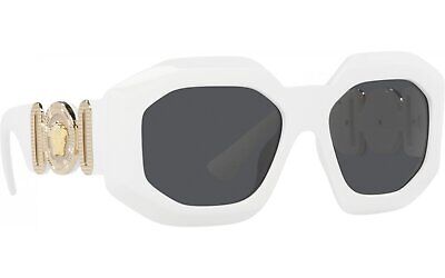Versace Woman Sunglasses, Dark Grey Lenses, 56MM