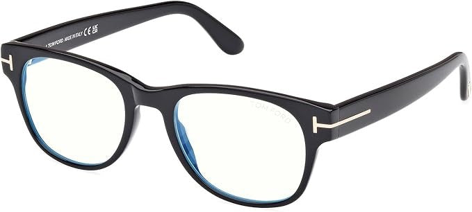 Tom Ford Eyeglasses FT 5898 -B 001 Shiny Black 52mm