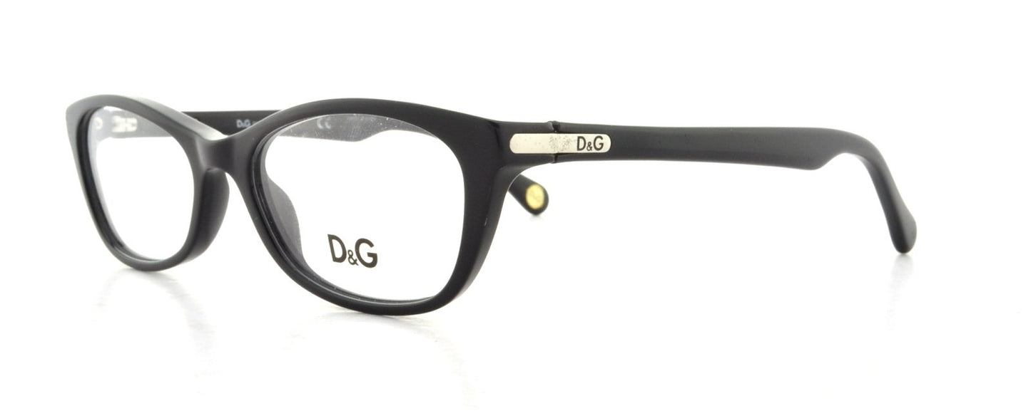 DOLCE&GABBANA D&G Eyeglasses DD 1218 BLACK 501 49x17x135mm