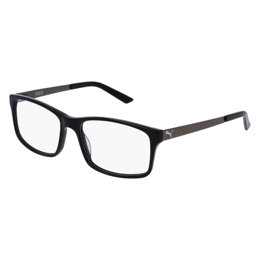 PUMA Eyeglasses PE0016O-010-56 Black men's 56mm