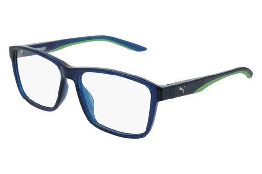 Puma PU0207O Eyeglasses Blue 57mm PU0207O 002