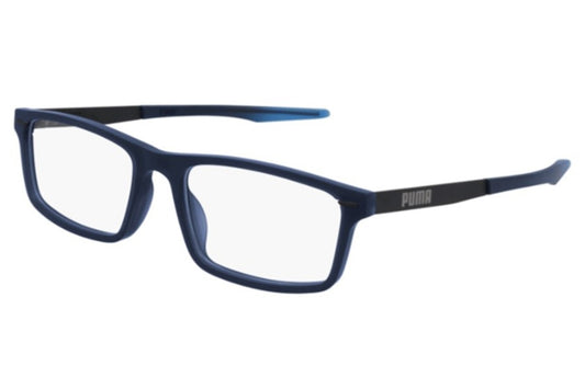 Puma PU0299O 003 Eyeglasses Black Blue 56mm