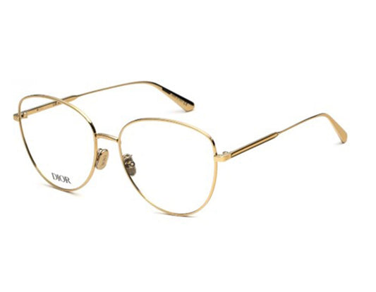 NEW Christian Dior CD50031U-030-58mm Gold Eyeglasses