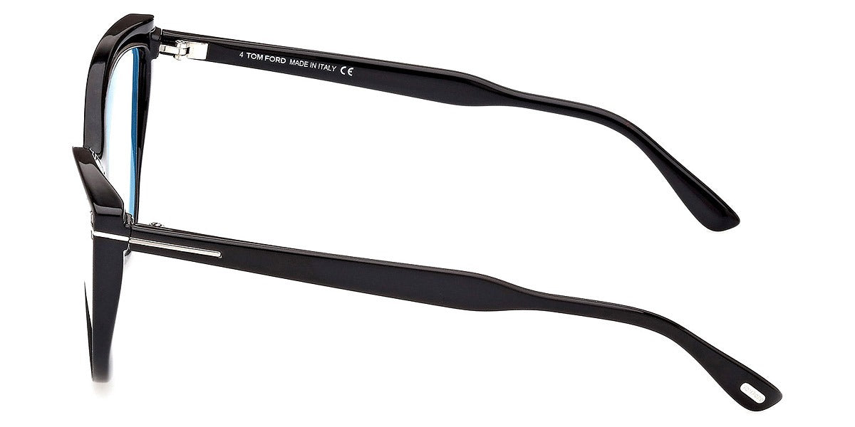 Tom Ford Eyeglasses FT5843 B 005 Injected Black 56mm