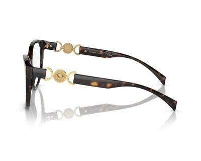 Versace Demo Cat Eye Ladies Eyeglasses VE3334F 108 55