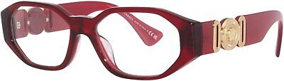 Versace Eyeglasses VE 3320 U 388 Transparent Red